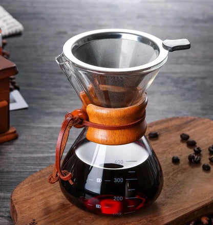 Skorter | Chemex Coffee Price - Hario V60 Dripper Set - Perfect Coffee Experience