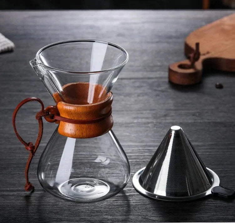 Skorter | Chemex Coffee Price - Hario V60 Dripper Set - Perfect Coffee Experience