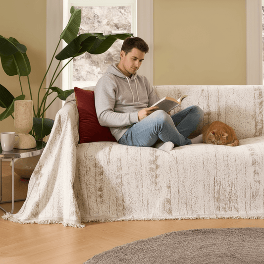 Skorter | CHENILUX – Elegant Chenille Sofa Cover for Protection & Style