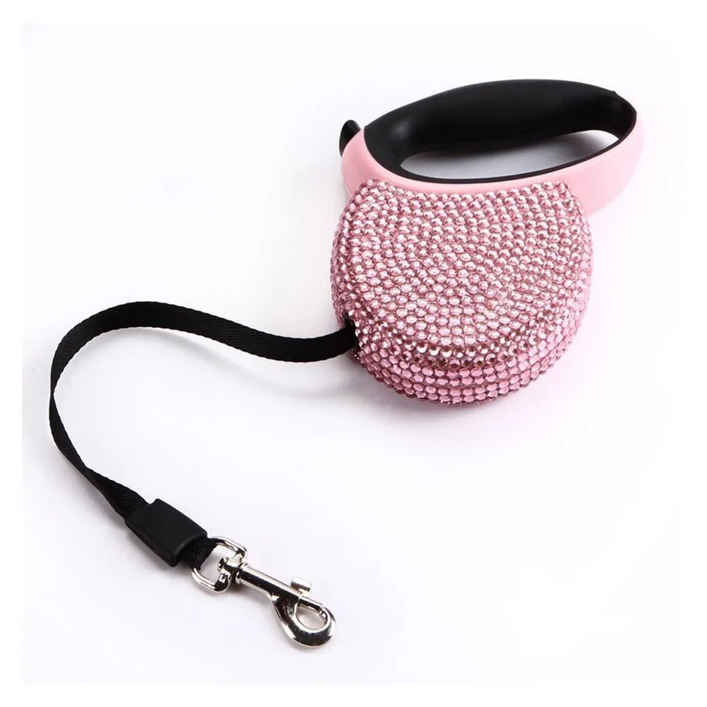 Skorter | CHICCANIN Leash – Retractable Dog Leash with Rhinestone Design
