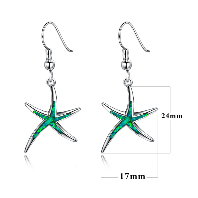 Skorter | Starfish Earrings with Rings