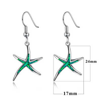 Skorter | Starfish Earrings with Rings
