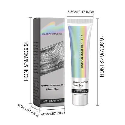 Skorter | 2-in-1 Natural Essence Extract Silver Hair Dye