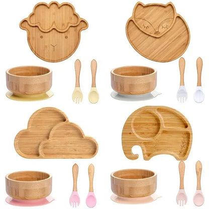 Skorter | Children's Tableware Set with Suction Cup - EcoFeast