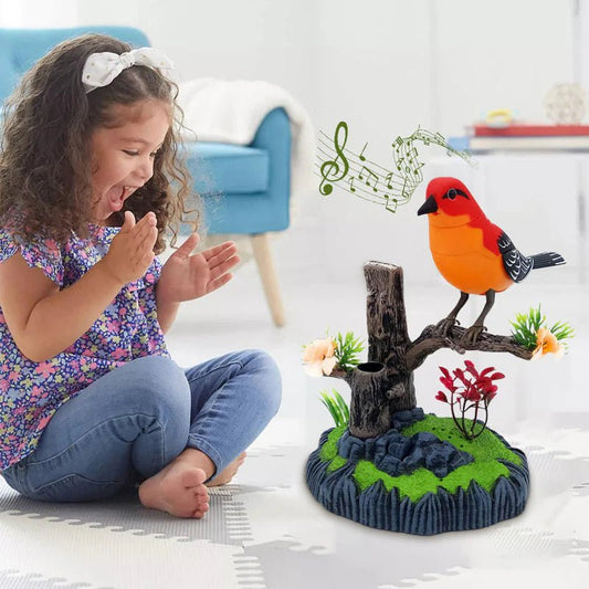 Skorter | CHIRPYTALK – Voice-Activated Chirping Bird Interactive Toy