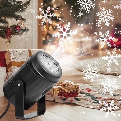 Skorter | Christmas LED Snow Light Projectors – Rotating Christmas Lights for Magical Party & Garden Decor