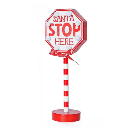 Skorter | Christmas LED Wooden Desktop Sign Lights – Create a Festive Atmosphere for Your Holiday Celebrations