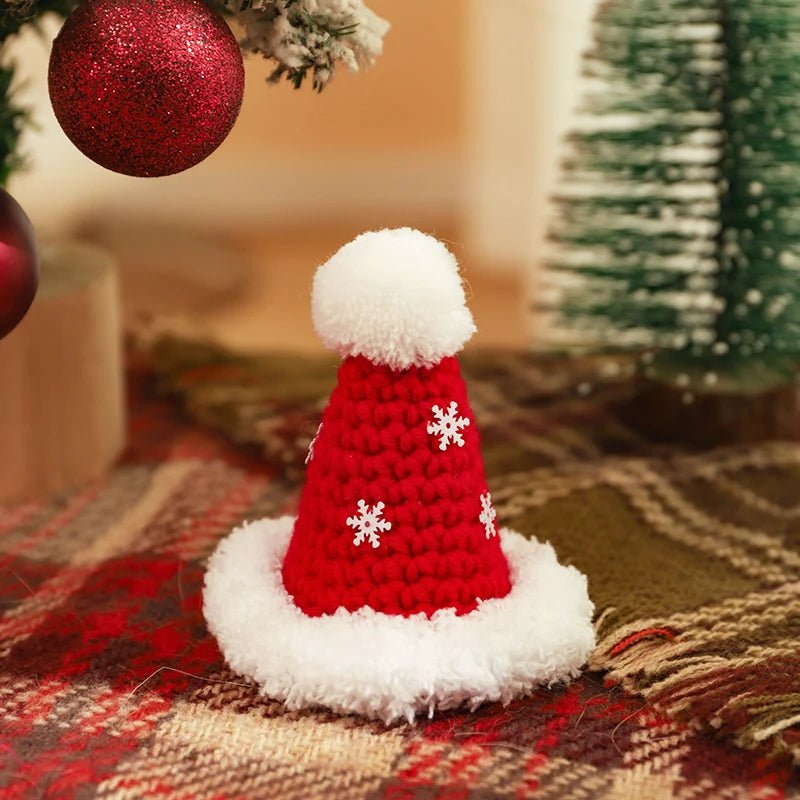 Skorter | Christmas Pet Scarf & Hat – Adorable Red Scarf for Kittens & Puppies, Perfect Holiday Gift & Festive Accessory