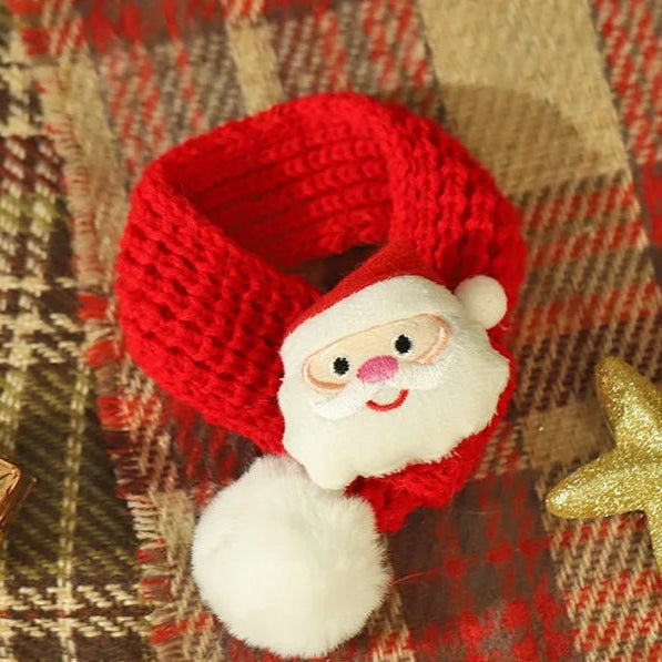 Skorter | Christmas Pet Scarf & Hat – Adorable Red Scarf for Kittens & Puppies, Perfect Holiday Gift & Festive Accessory