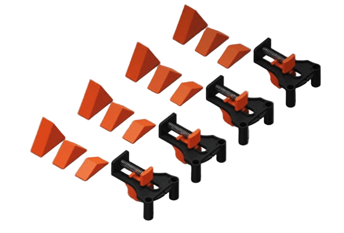 Skorter | CORNERMATE – Adjustable 4-Way Corner Clamp Set for Perfect 60°, 90°, and 120° Angles