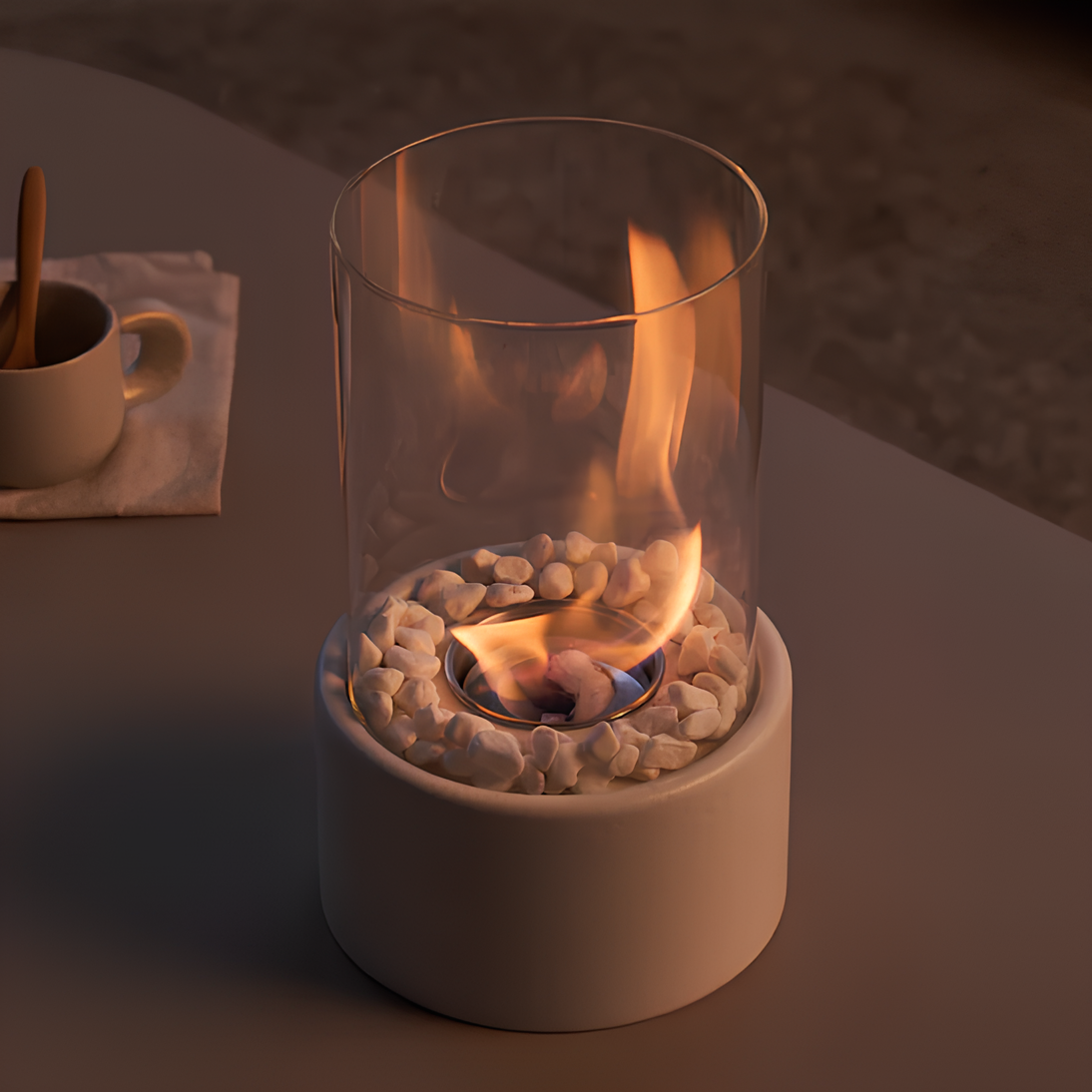 Skorter | Classic Oil Lamp with Open Flame - Lumora