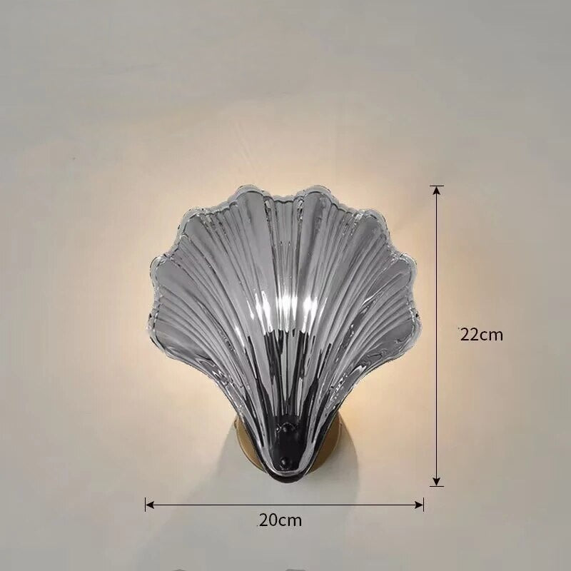 Skorter | SeaShell - Shell-shaped Glass Wall Lamp