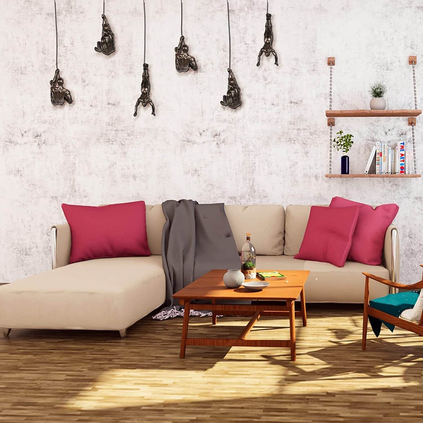 Skorter | CraftedClimb Climbing Figures Wall Decoration – Inspiring Wall Art of Resin and Iron