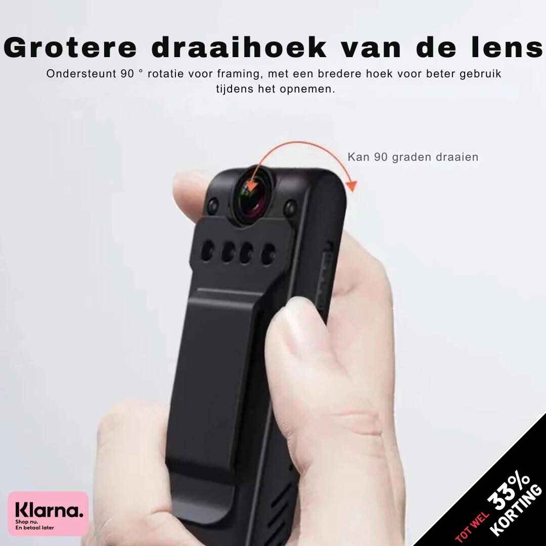 Skorter | Clip Cam | Mini Full Hd 1080p Video Recorder