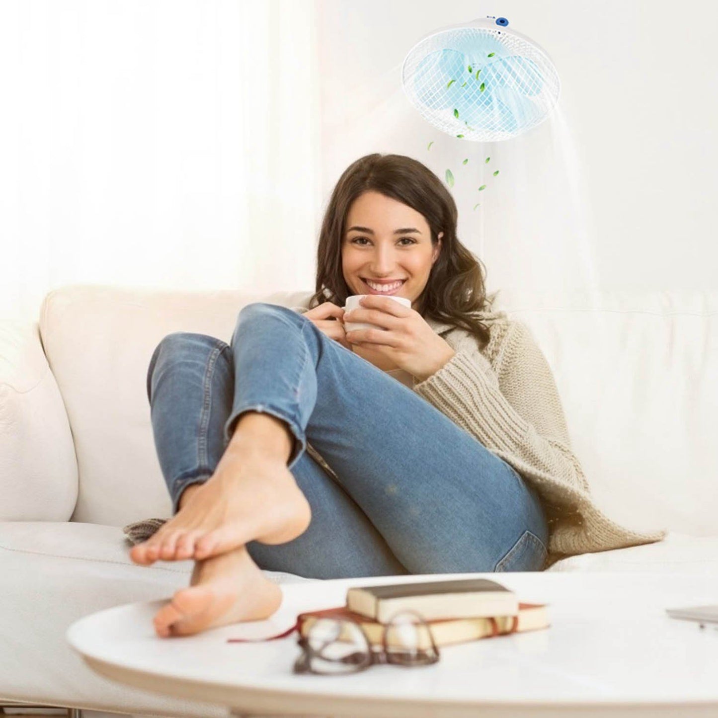Skorter | Clip-On 2 Speeds Silent Clamp Fan