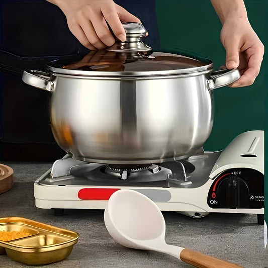 Skorter base 24 cm in stainless steel for all heat sources