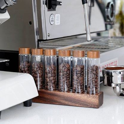 Skorter | Coffee bean storage container - Glass display stand - Stylish storage