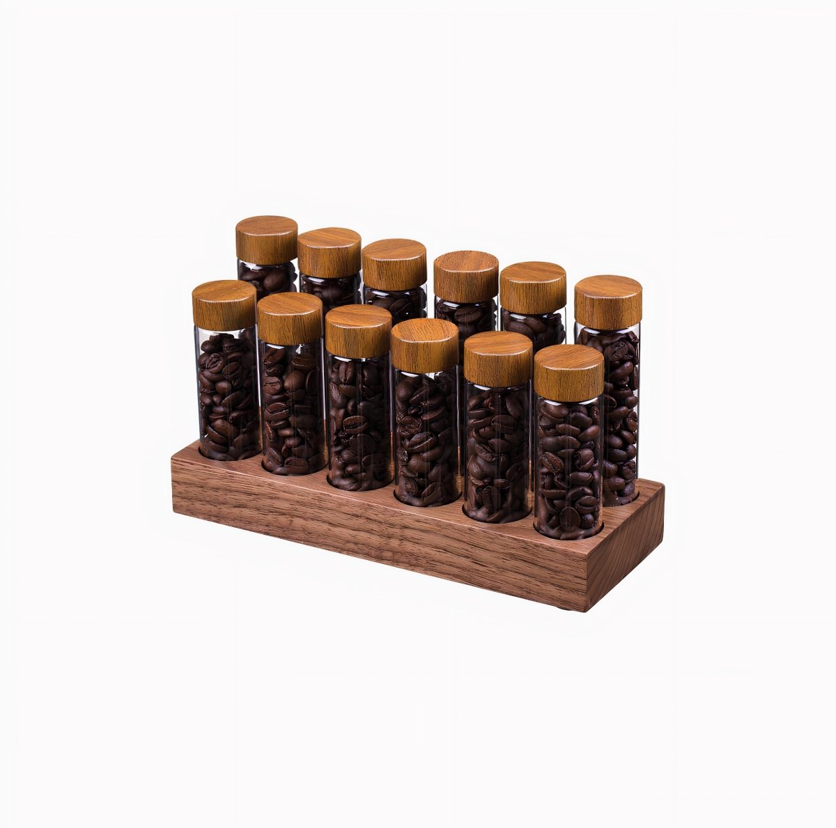Skorter | Coffee bean storage container - Glass display stand - Stylish storage