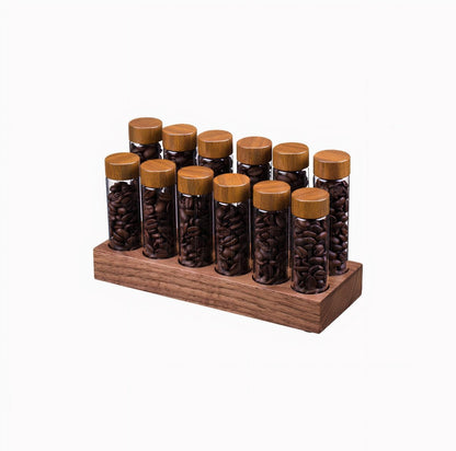 Skorter | Coffee bean storage container - Glass display stand - Stylish storage
