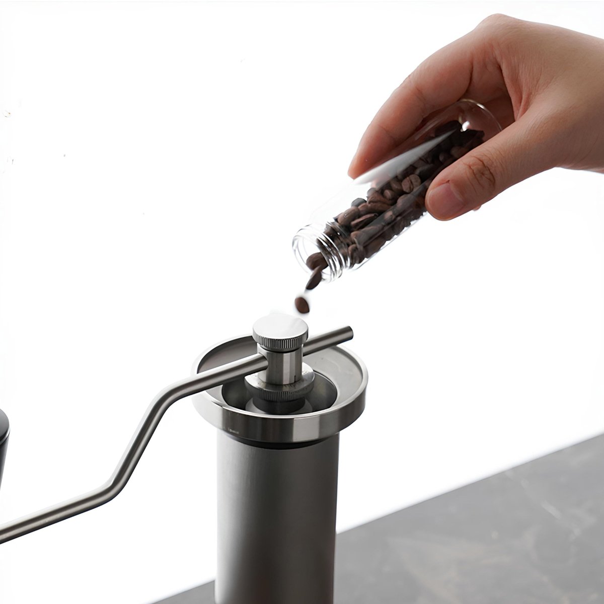 Skorter | Coffee bean storage container - Glass display stand - Stylish storage