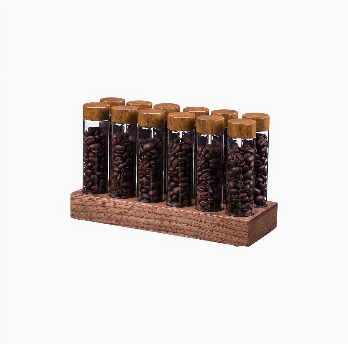 Skorter | Coffee bean storage container - Glass display stand - Stylish storage
