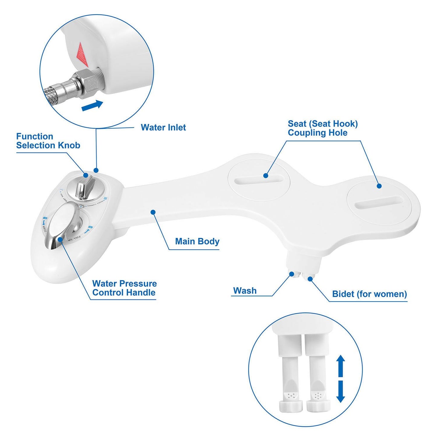 Skorter | Cold Water Spray Bidet Self-Cleaning