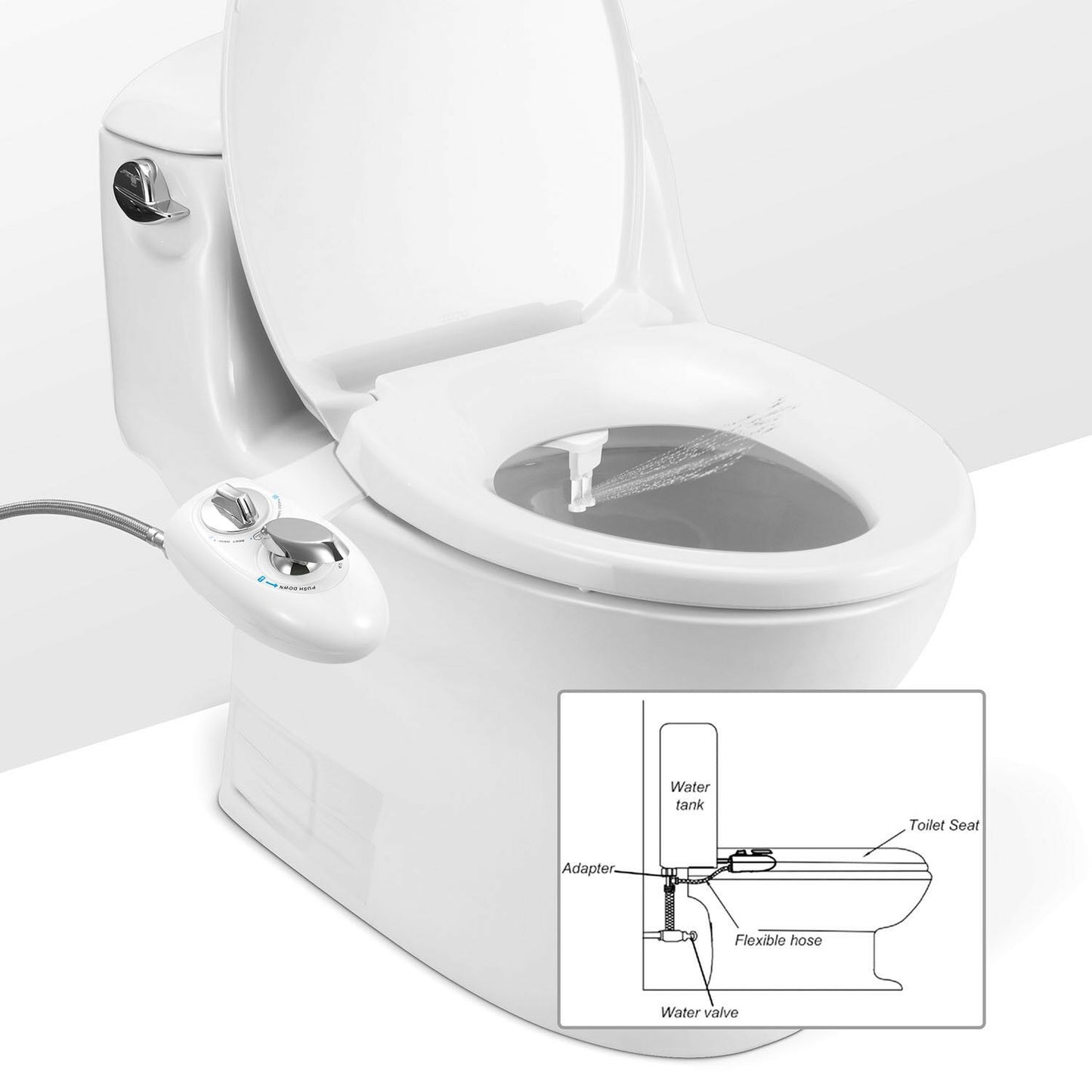 Skorter | Cold Water Spray Bidet Self-Cleaning