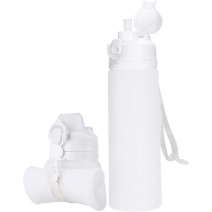 Skorter | Collapsible 600 ml Silicone Water Bottle - Leakproof & BPA-free