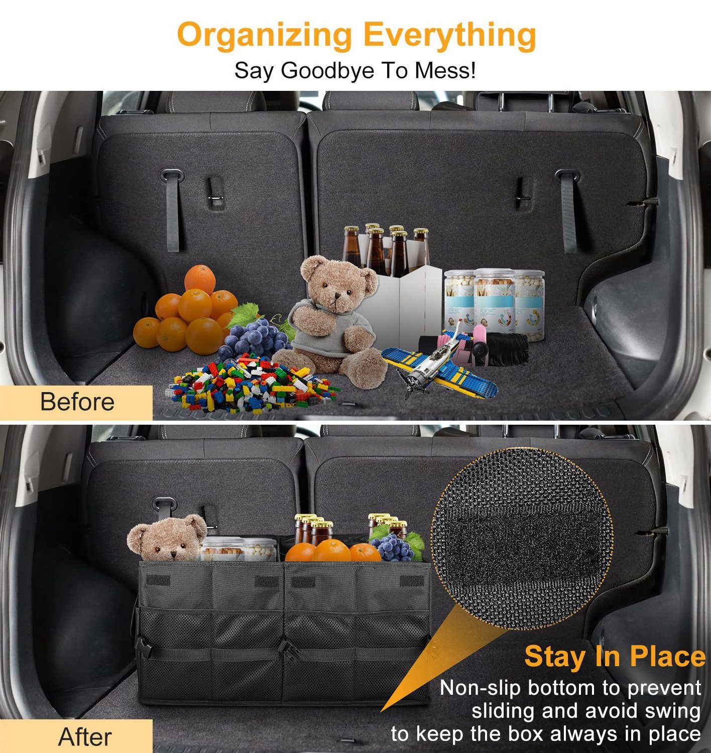 Skorter | Collapsible Trunk Organizer