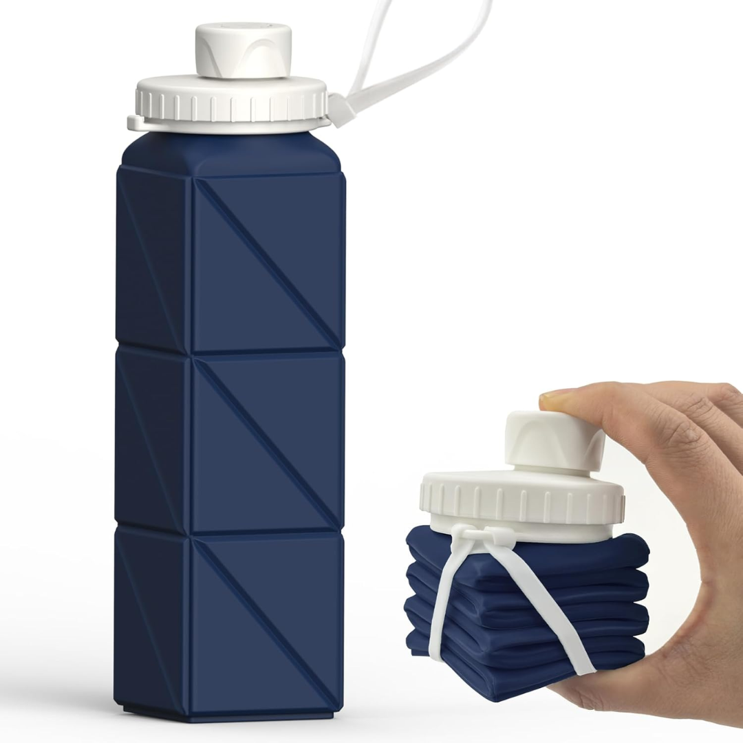 Skorter | Collapsible Silicone Bottle – 610ml, Leak-proof & Portable