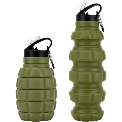 Skorter | Collapsible Travel Water Bottle - 575 ML Reusable Silicone
