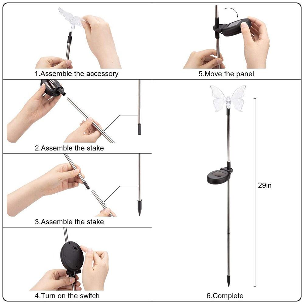 Skorter | Solar-LED-Garden Lights "Colorful Flies"