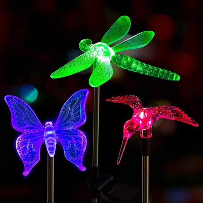 Skorter | Solar-LED-Garden Lights "Colorful Flies"