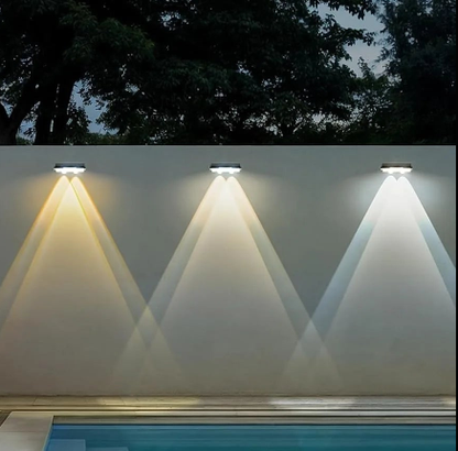 Skorter | Solar Fence Lights Outdoor Waterproof LED Wall Lamps
