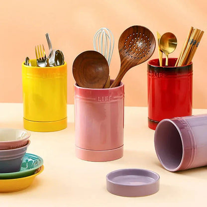 Skorter | Colorful Kitchen Utensil Organizer made of Ceramic