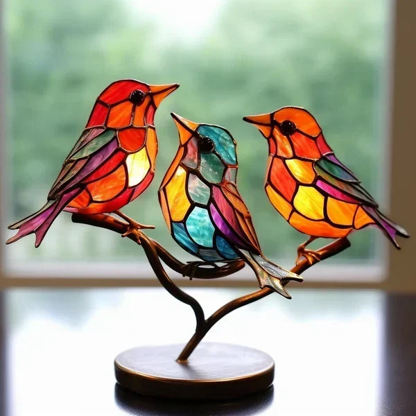 Skorter | Coloured Glass Birds for Chic Interior Design - ChicGlass Birds