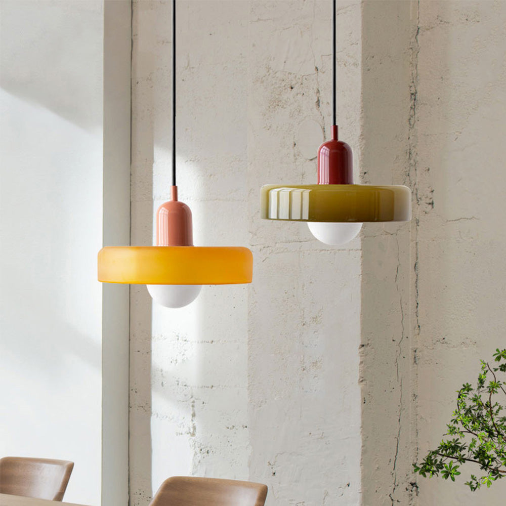 Skorter | Coloured Glass Pendant Light – BauLume