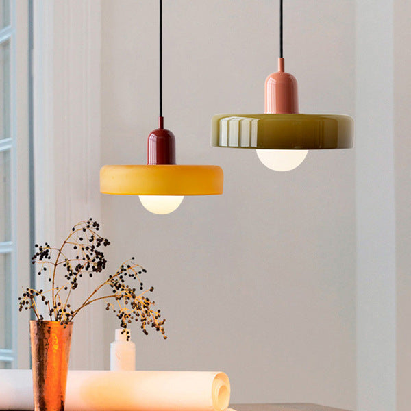 Skorter | Coloured Glass Pendant Light – BauLume