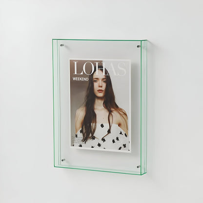 Skorter | Colored transparent acrylic frame for modern displays