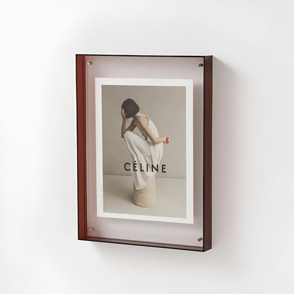 Skorter | Colored transparent acrylic frame for modern displays