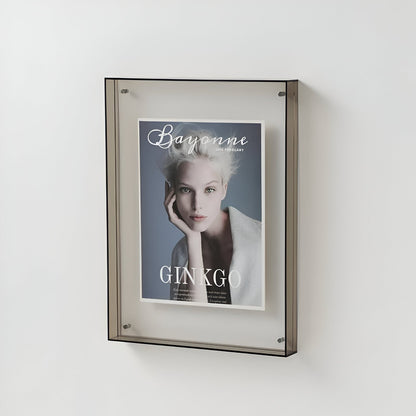 Skorter | Colored transparent acrylic frame for modern displays