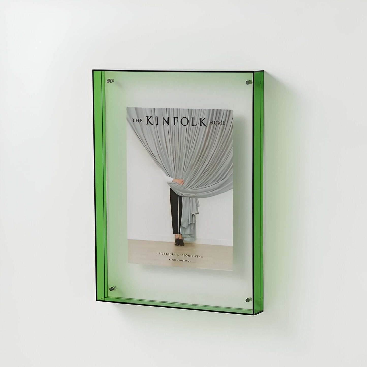 Skorter | Colored transparent acrylic frame for modern displays