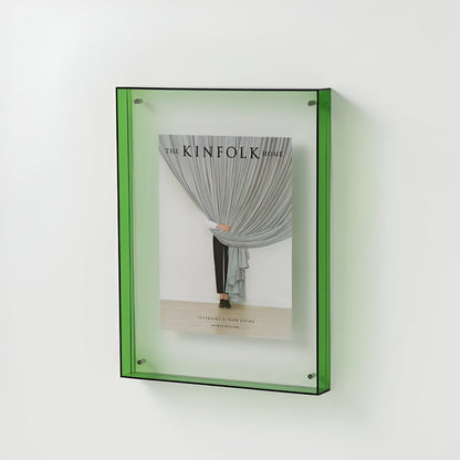 Skorter | Colored transparent acrylic frame for modern displays