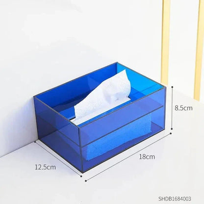 Skorter | Colorful Tissue Box Holder made of Acrylic