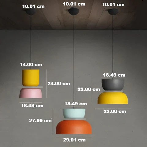 Skorter | Colourful and Trendy Macaron LED Pendant Light - VividGlow