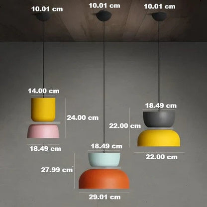 Skorter | Colourful and Trendy Macaron LED Pendant Light - VividGlow