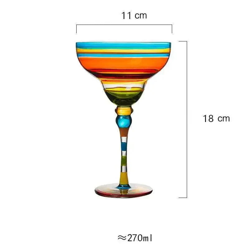 Skorter | Colorful Margarita Cocktail Glass