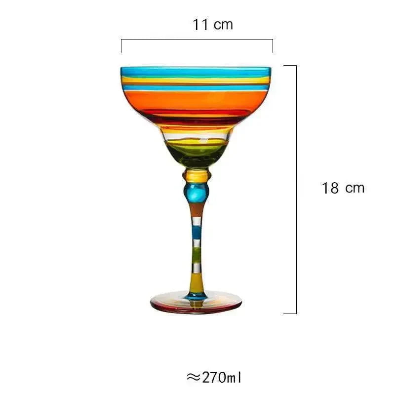 Skorter | Colorful Margarita Cocktail Glass