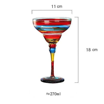 Skorter | Colorful Margarita Cocktail Glass