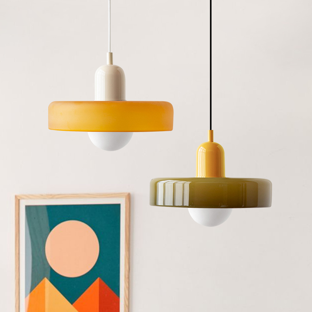 Skorter | Colourful Pendant Lamp in Bauhaus Style - StiloGlas